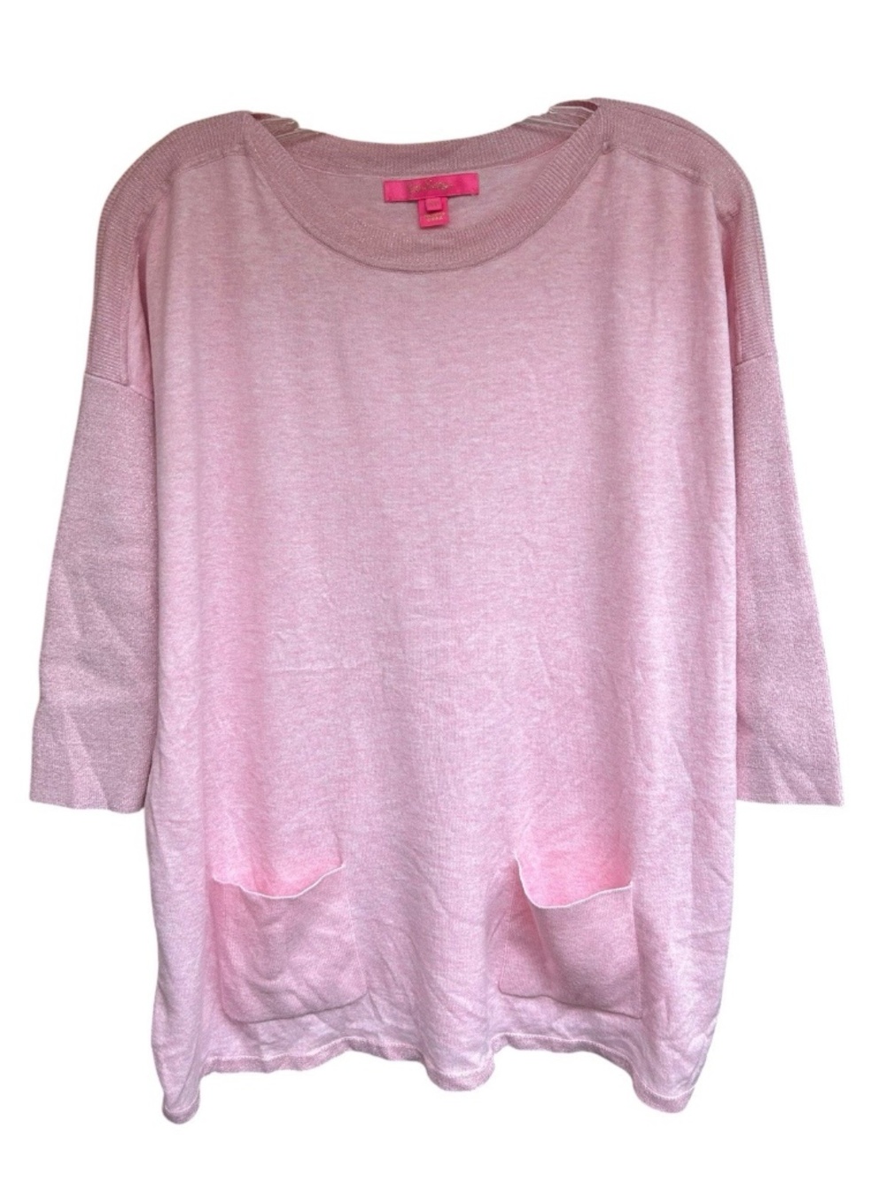 Lilly Pulitzer Cobo Sweater Heathered Pink Tropics Tint Size XXS